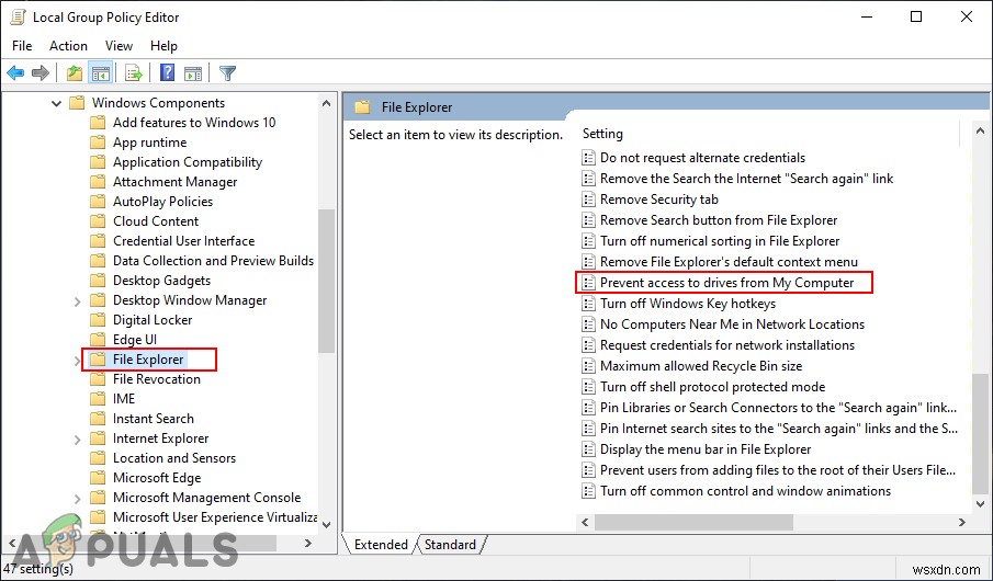 Windows 10에서 드라이브 접근을 제한하는 방법 총정리