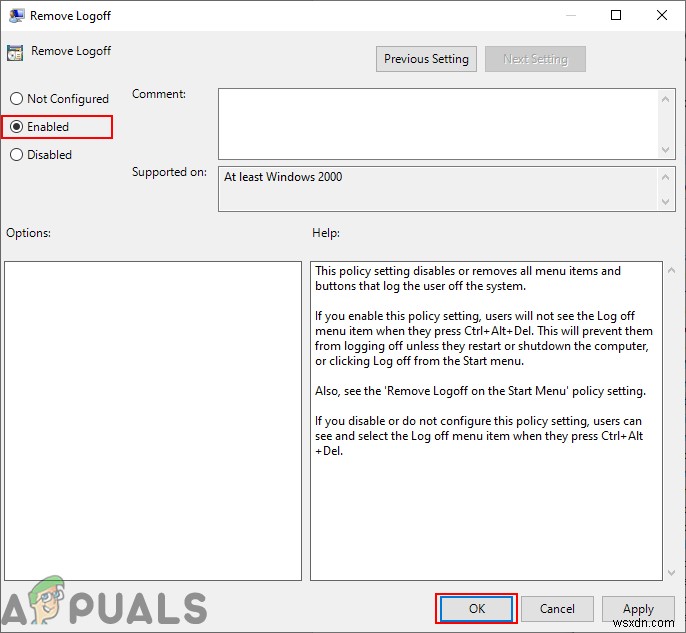 Windows 10에서 Ctrl + Alt + Del 화면의 옵션을 제거하는 방법