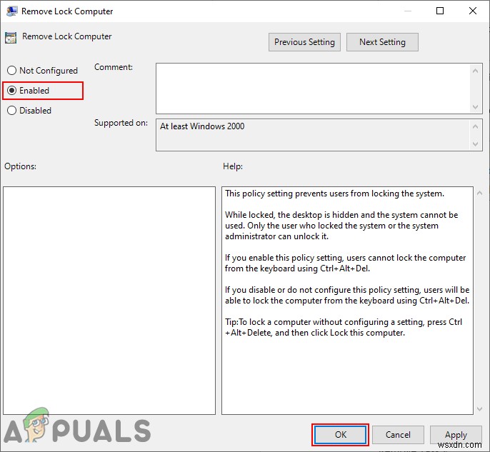 Windows 10에서 Ctrl + Alt + Del 화면의 옵션을 제거하는 방법