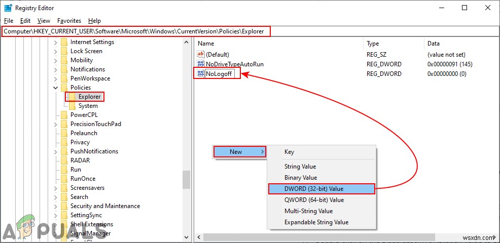 Windows 10에서 Ctrl + Alt + Del 화면의 옵션을 제거하는 방법