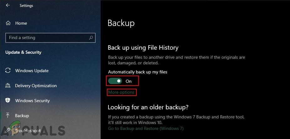 Windows 10에서 파일 기록(File History) 활성화 및 비활성화하는 방법
