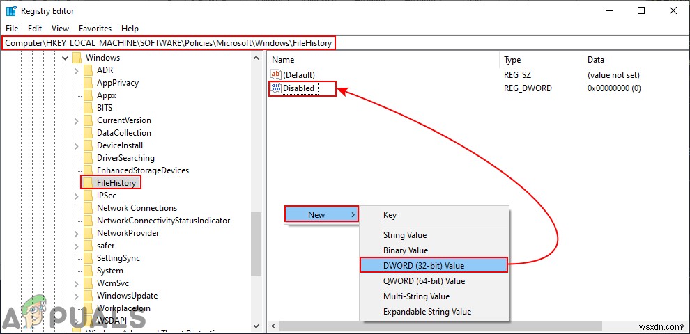 Windows 10에서 파일 기록(File History) 활성화 및 비활성화하는 방법