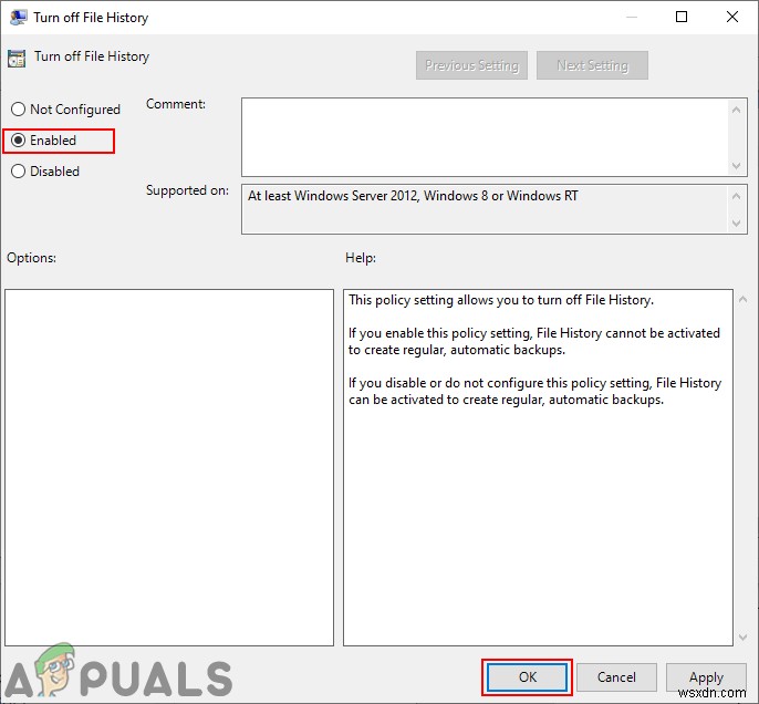 Windows 10에서 파일 기록(File History) 활성화 및 비활성화하는 방법