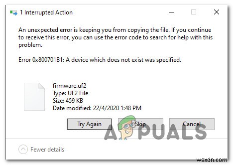 Windows 10 오류 코드 0x800701B1 지정된 장치가 없습니다 해결 방법 7가지