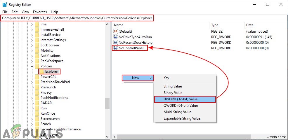 Windows 10에서 제어판 및 설정 앱 접근을 비활성화하는 방법
