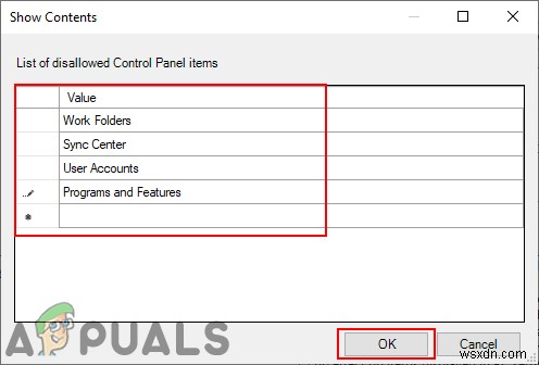 Windows 10에서 특정 제어판 항목 숨기기 또는 표시하는 방법