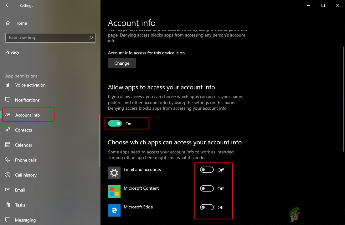 Windows 10에서 앱의 계정 정보 접근을 차단하는 3가지 방법