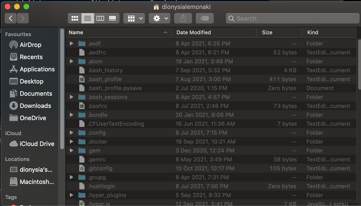 Dotfiles 완벽 가이드 – Dotfile이란 무엇이며 Mac과 Linux에서 만드는 방법
