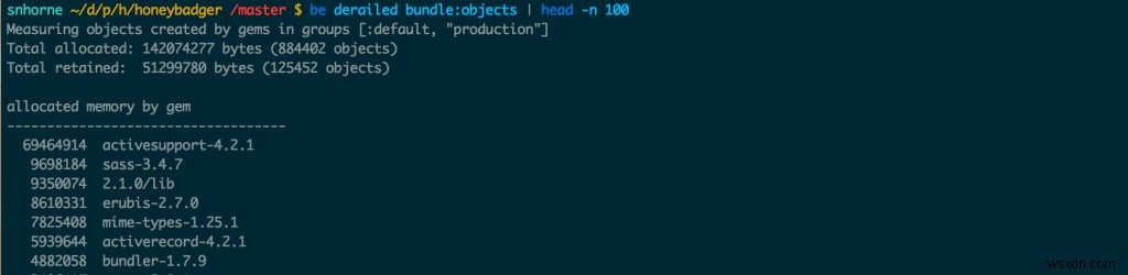 Derailed로 Rails 앱의 Gem 메모리 사용량 프로파일링하기
