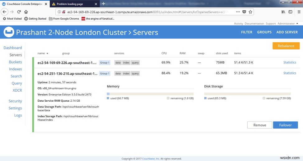 그레이스풀 페일오버와 델타 복구로 Couchbase Server 무중단 롤링 업그레이드하기