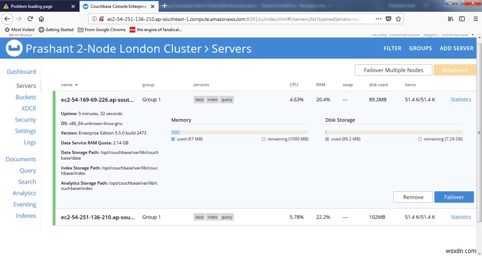 그레이스풀 페일오버와 델타 복구로 Couchbase Server 무중단 롤링 업그레이드하기