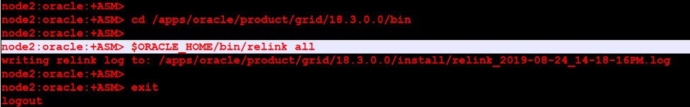 Oracle 18c 그리드 인프라 재링크 완벽 가이드: 클러스터 및 데이터베이스 바이너리