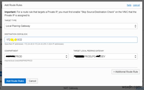 Oracle Cloud에서 서로 다른 가상 클라우드 네트워크(VCN) 간 SFTP 액세스 구성하기
