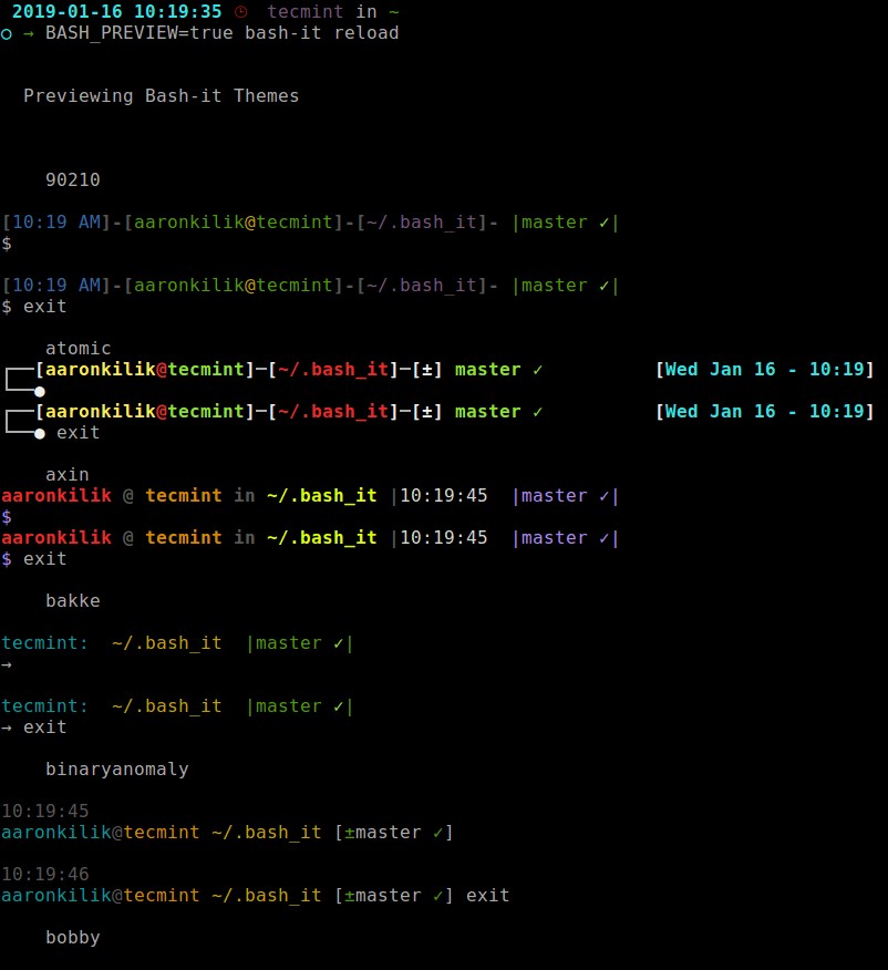 Bash-it – 셸 스크립트와 별칭을 체계적으로 관리하는 Bash 프레임워크