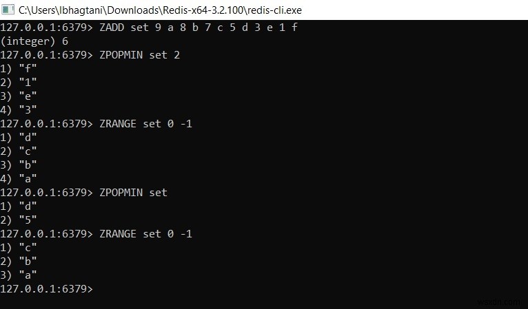 Redis ZPOPMIN으로 정렬된 집합(Sorted Set)에서 최저 점수 요소 제거하기