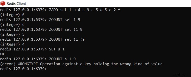 Redis ZCOUNT 명령어 – 점수 범위별 정렬된 집합(Sorted Set)의 요소 개수 구하는 방법