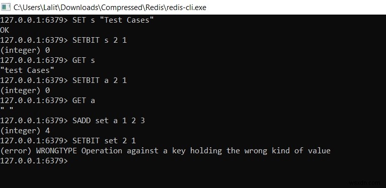 Redis SETBIT 명령어 – 키에 저장된 문자열의 특정 인덱스에 비트 값 설정하기