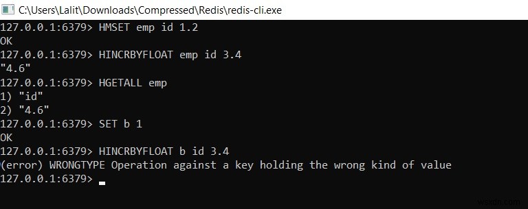 Redis HINCRBYFLOAT – 해시 필드에 저장된 부동 소수점 숫자를 증가시키는 방법