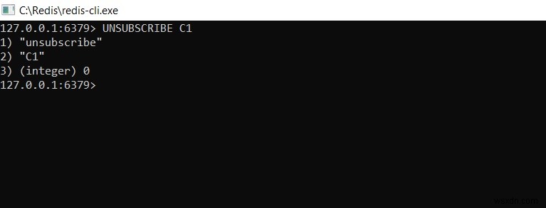 Redis UNSUBSCRIBE 명령어 – Pub/Sub에서 여러 채널 구독 취소하는 방법