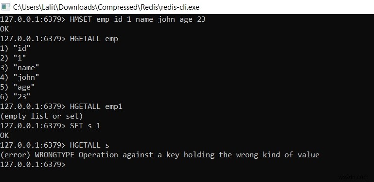 Redis HGETALL 명령어 – 해시에 저장된 모든 필드-값 쌍 한 번에 조회하기