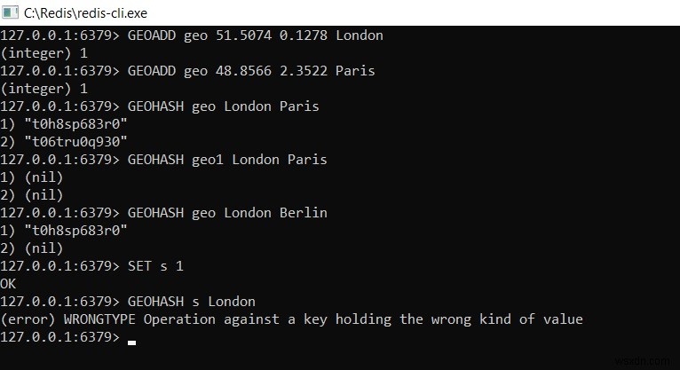 Redis GEOHASH 명령어 – 지리 공간 데이터의 Geohash 문자열 조회 방법