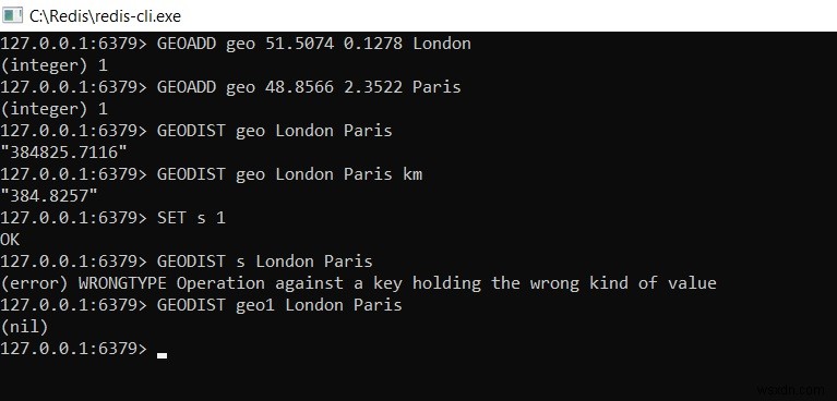Redis GEODIST 명령어 – 지리 공간 데이터의 두 멤버 간 거리 구하는 방법