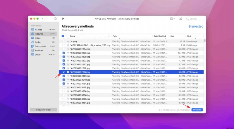 macOS Monterey 업데이트 후 손실된 파일 복구하는 방법 총정리
