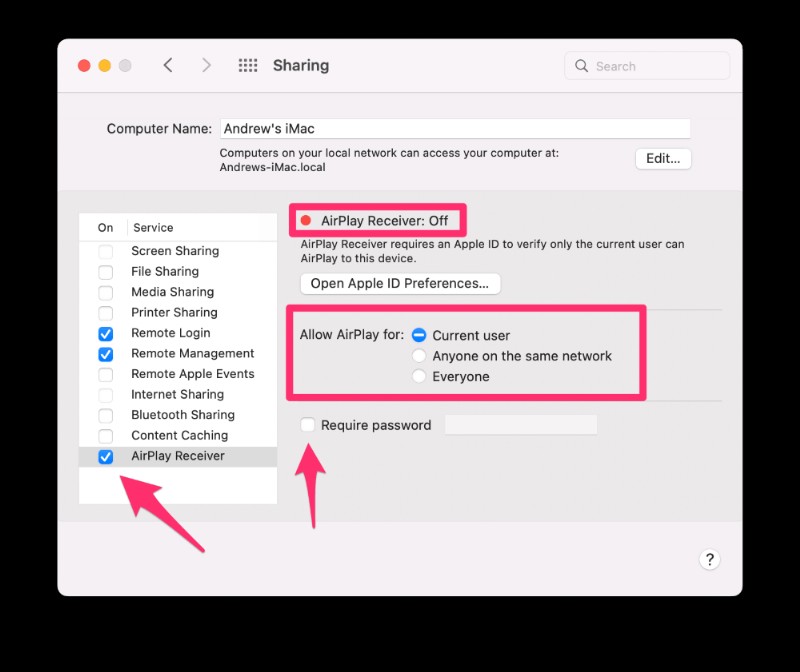 iMac을 MacBook Pro의 외부 모니터로 활용하는 방법 (AirPlay & 타깃 디스플레이 모드)