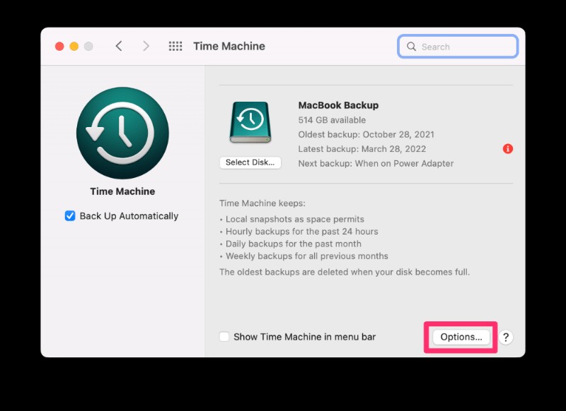 맥 타임머신(Time Machine)은 무엇을 백업할까? 제외되는 항목까지 총정리
