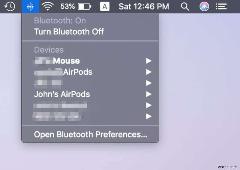 에어팟(AirPods)을 맥북 프로(MacBook Pro)에 연결하는 방법