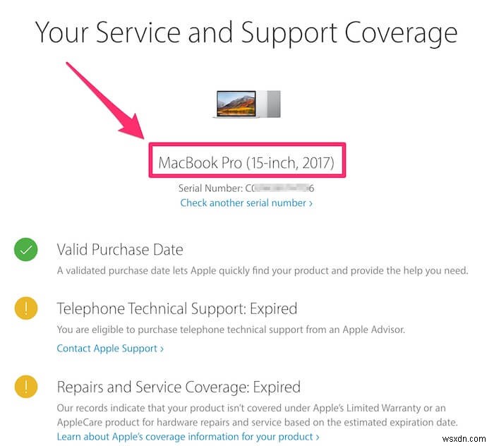 내 MacBook Pro 생산 연도 확인하는 방법 총정리