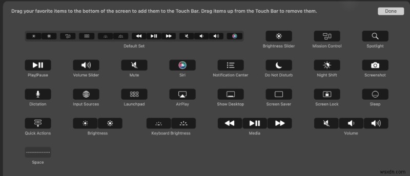 맥북 프로 터치 바(Touch Bar) 사용자화 방법 – 단축 버튼까지 내 입맛대로
