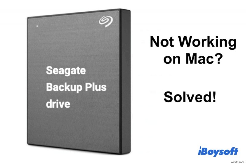 Mac에서 시게이트(Seagate) Backup Plus 드라이브가 마운트되지 않거나 작동하지 않을 때 해결하는 7가지 방법