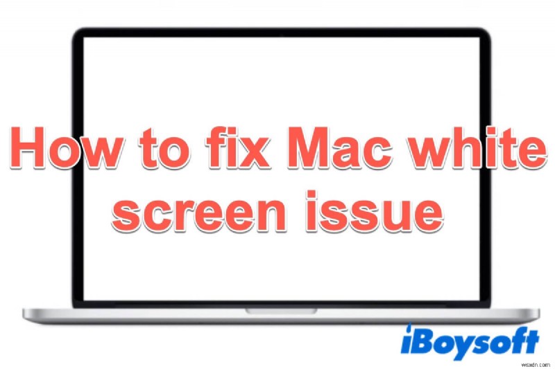 맥(Mac) 부팅 시 흰 화면 현상, 원인부터 해결 방법까지 총정리