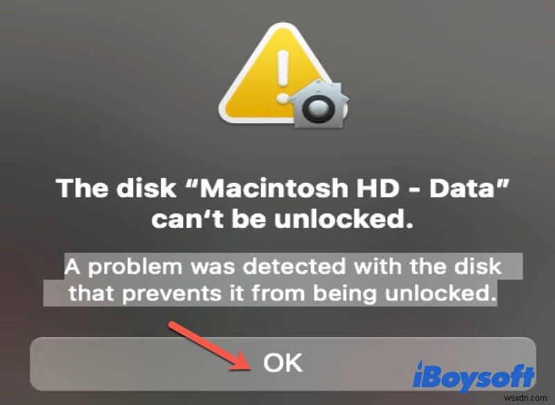 Mac  Macintosh HD 디스크를 잠금 해제할 수 없습니다  오류 완벽 해결 가이드