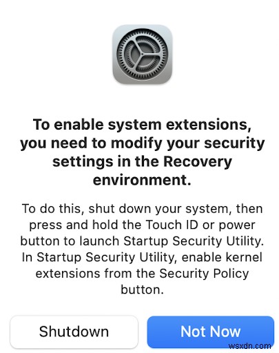 Apple Silicon Mac에서 iBoysoft Data Recovery 시스템 확장 로드를 허용하는 방법