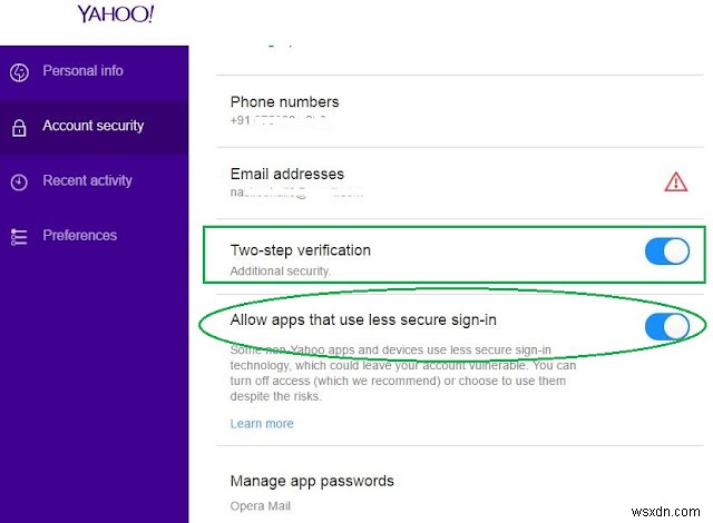 Apple 메일에서 Yahoo 메일 계정 이름 또는 암호를 확인할 수 없음 오류 완벽 해결 방법