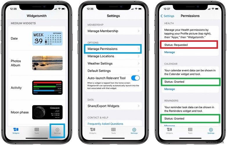 Widgetsmith가 iOS 15에서 작동하지 않나요? 원인과 해결 방법 완벽 정리