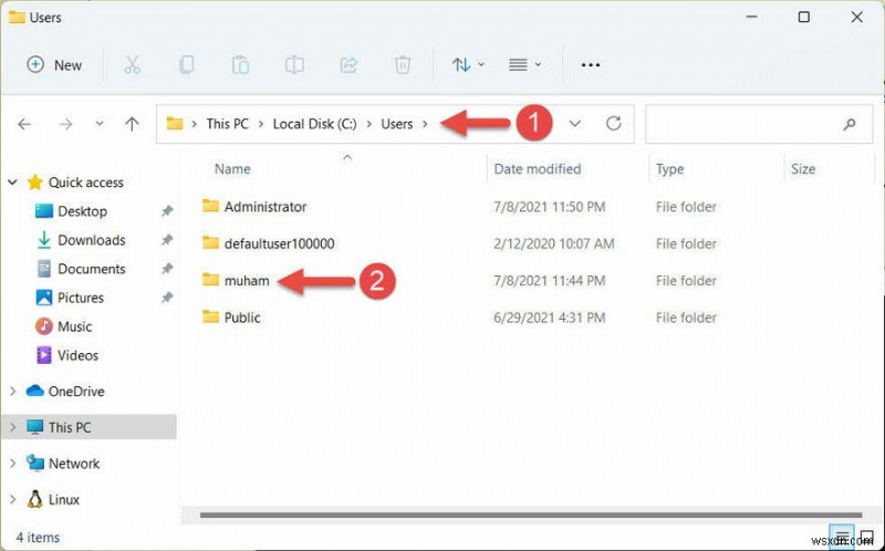 Windows 11에서 사용자 프로필 폴더 이름 변경하는 방법