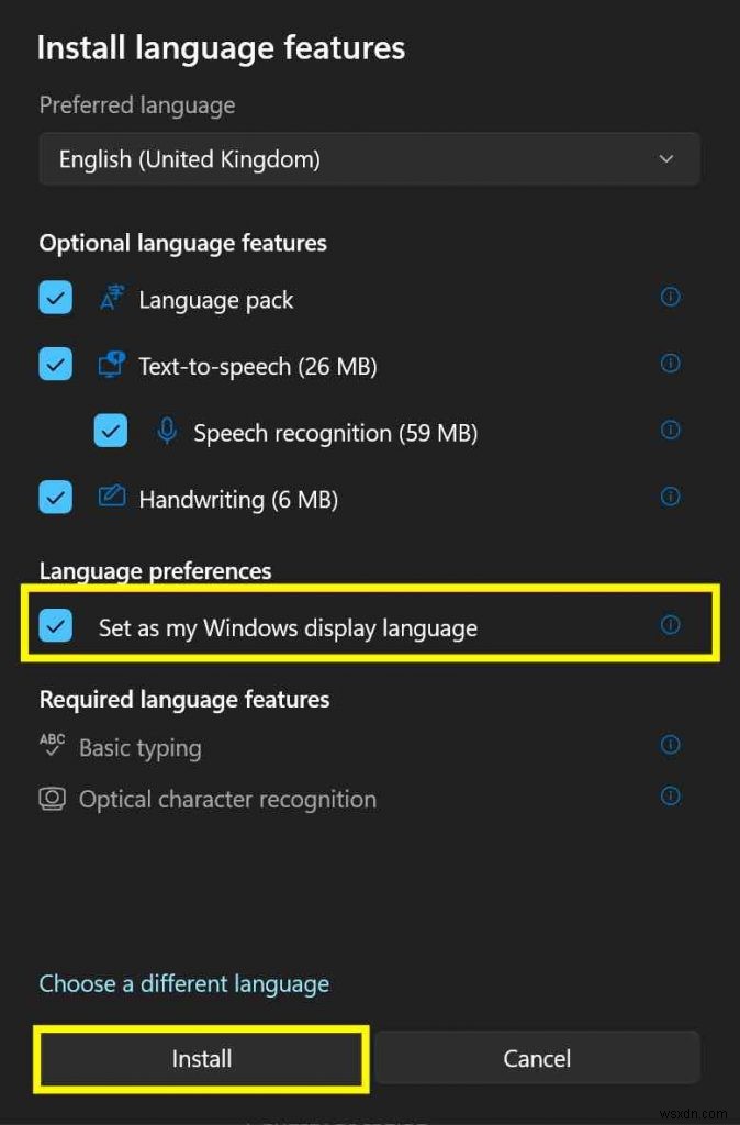 Windows 11에서 언어를 추가하고 표시 언어를 변경하는 방법