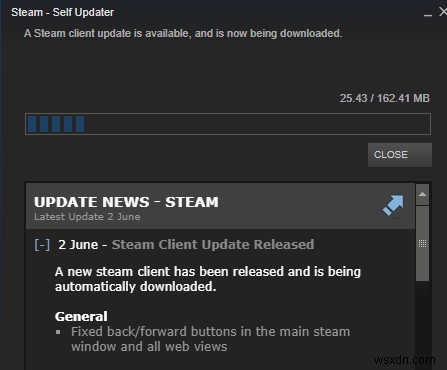 Windows 11에서 Steam  사용자 로그인 없음(No User Logon)  오류 해결하는 방법