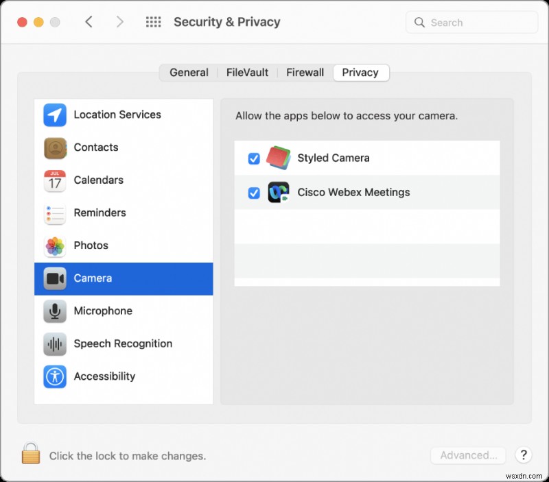 [해결 방법] macOS Monterey 설치 후 Mac 카메라가 작동하지 않을 때