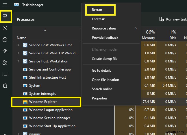 Windows 11 작업 표시줄 아이콘이 표시되지 않을 때? 9가지 확실한 해결 방법