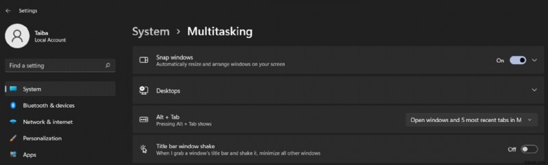 Windows 11에서 스냅 레이아웃이 작동하지 않을 때 해결하는 방법
