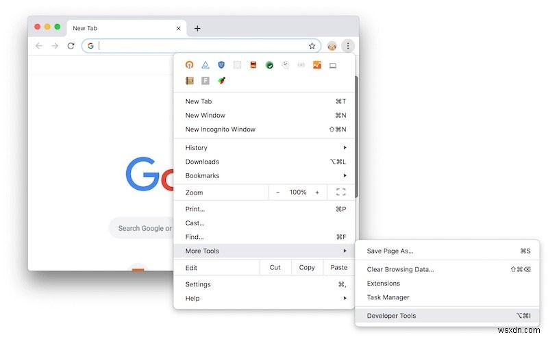 맥(Mac)의 Chrome, Safari, Firefox에서 요소 검사하는 방법 완벽 정리