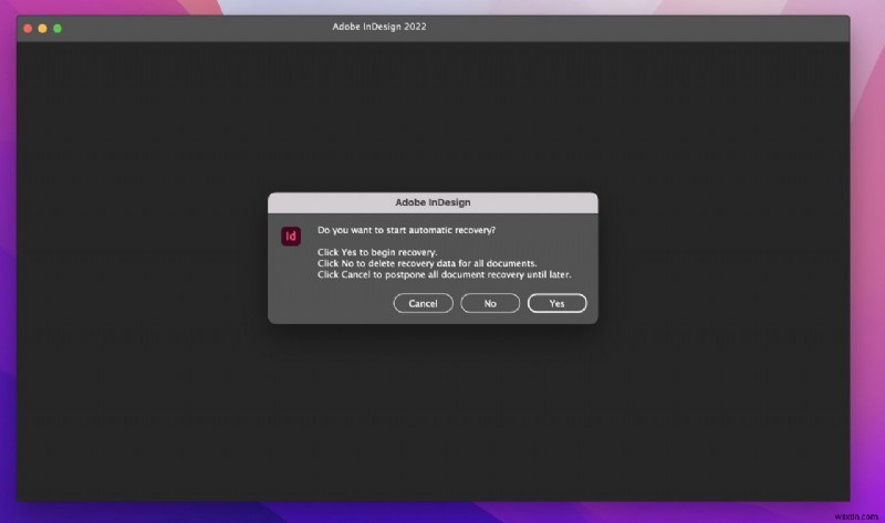맥에서 저장되지 않았거나 삭제된 InDesign 파일 복구하는 완벽 가이드