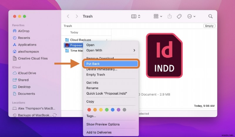 맥에서 저장되지 않았거나 삭제된 InDesign 파일 복구하는 완벽 가이드
