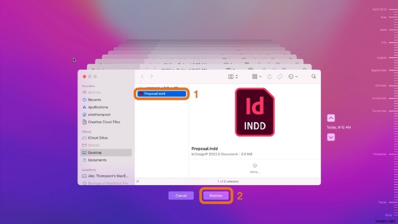 맥에서 저장되지 않았거나 삭제된 InDesign 파일 복구하는 완벽 가이드