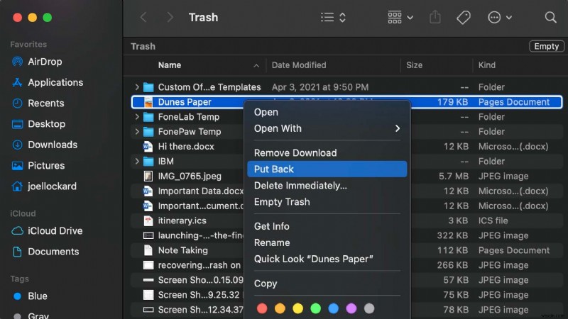 맥(Mac)에서 저장하지 않았거나 삭제된 Pages 문서 복구하는 방법 총정리
