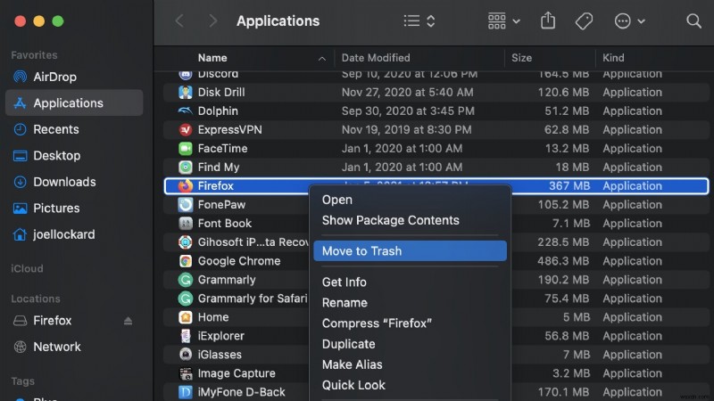 맥(Mac)에서 파이어폭스(Firefox) 완전히 삭제하는 방법